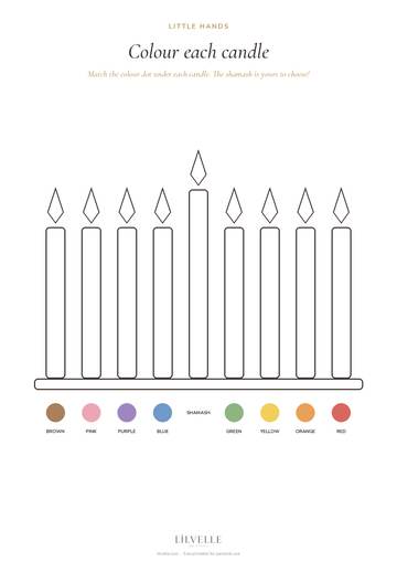 Preview of Colour the candles