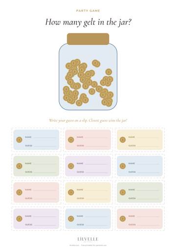 Preview of Guess the gelt jar