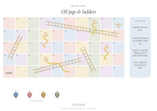 Preview of Oil jugs & ladders board game